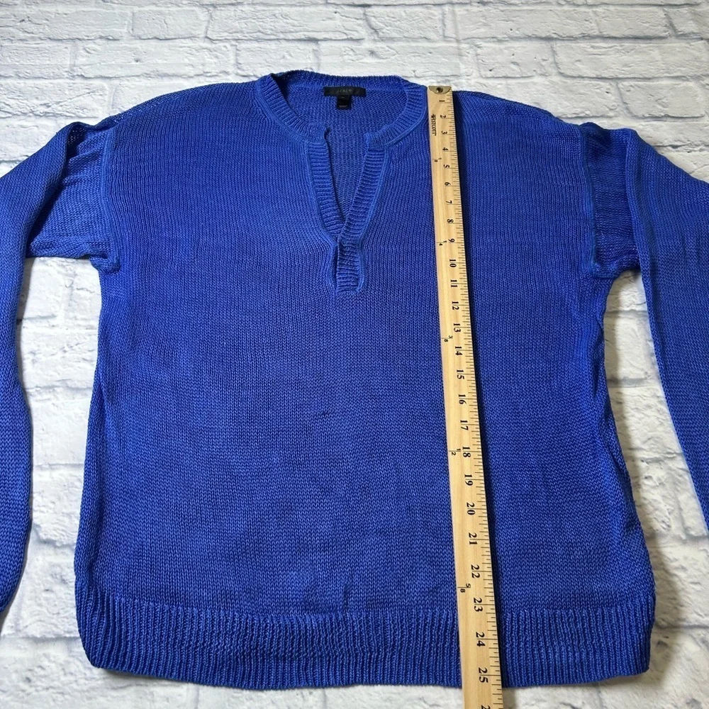 J. Crew Royal Blue V-Neck Sweater